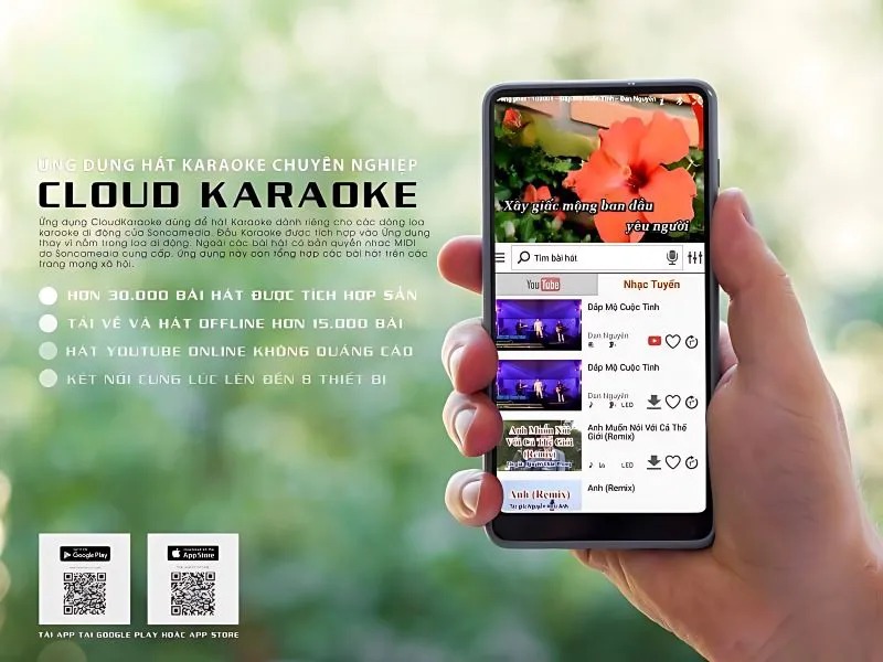 Loa xách tay Mini Karaoke Acnos AUCUS X200, công suất 300W